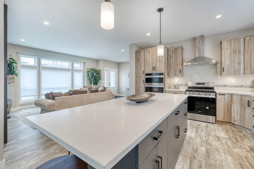 Bright kitchen with clean lines and functional layout