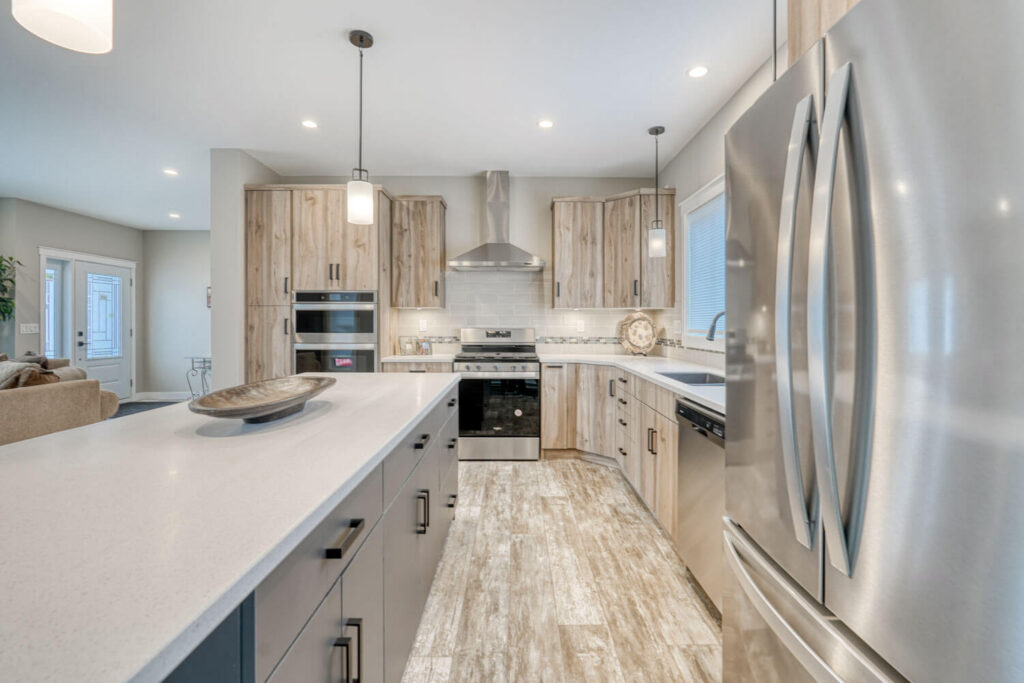 Modern kitchen with efficient workspace and storage